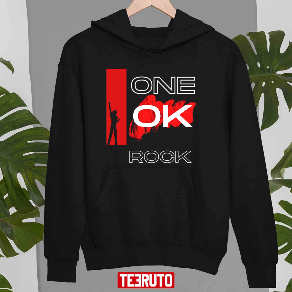 One Ok Rock Design In Red Unisex T-shirt