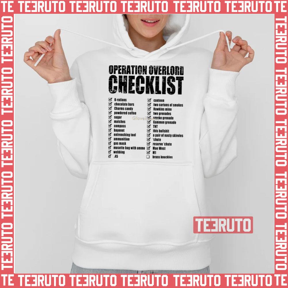 Operation Overlord Checklist Unisex Sweatshirt