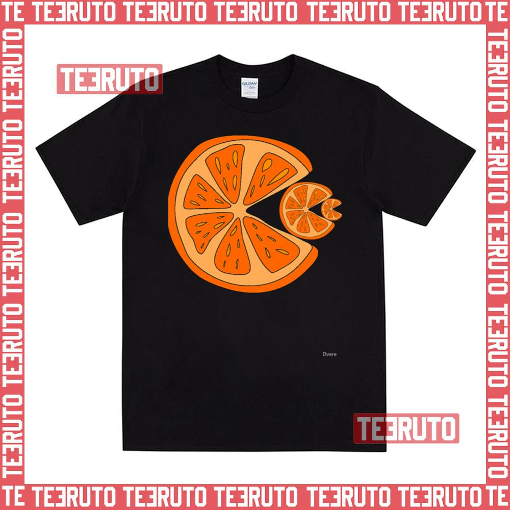 Orange Logo Version Pacman Game Unisex T-Shirt