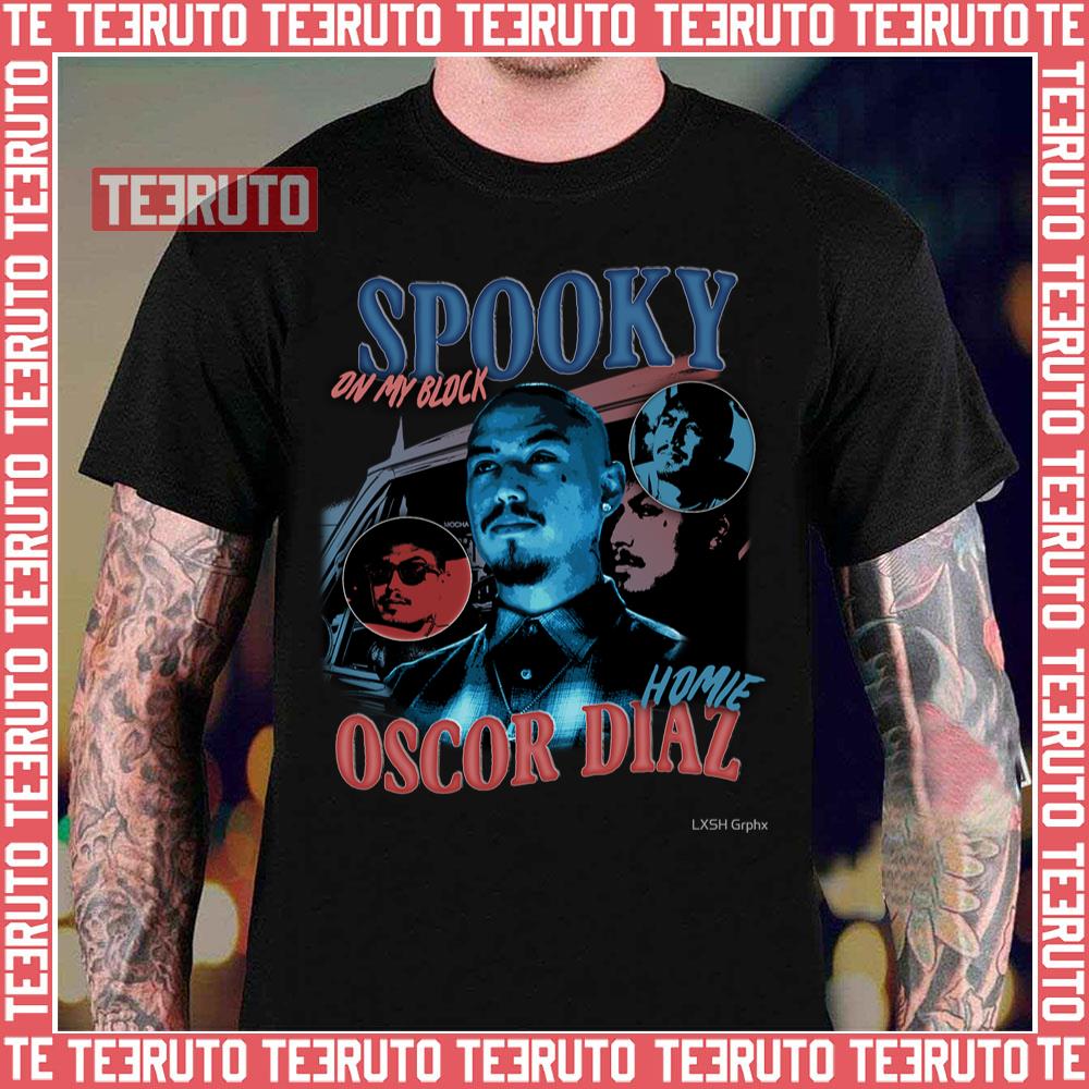 Oscar Diaz Spooky On My Block Unisex T-Shirt