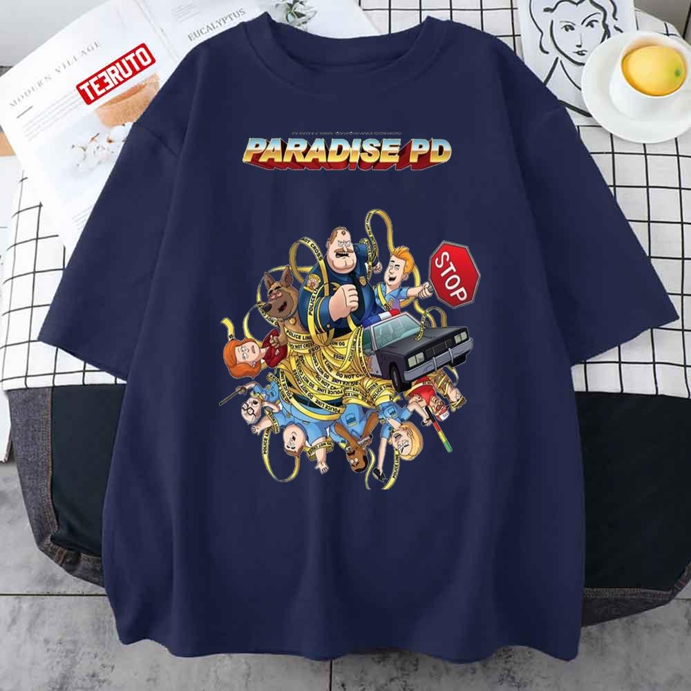 Paradise Pd Funny Scene Unisex T-Shirt