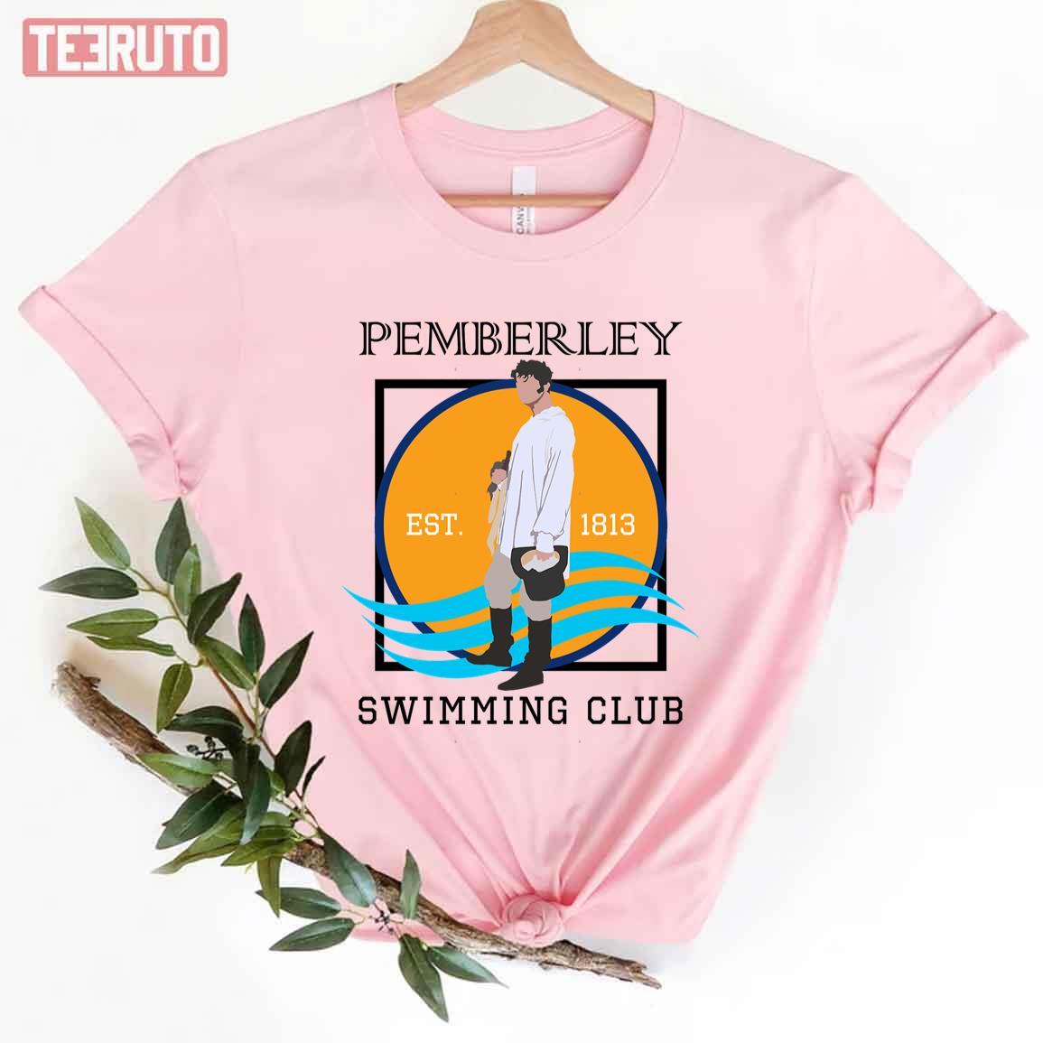 Pemberley Swimming Club Est 1813 Pride And Prejudice Unisex T-Shirt