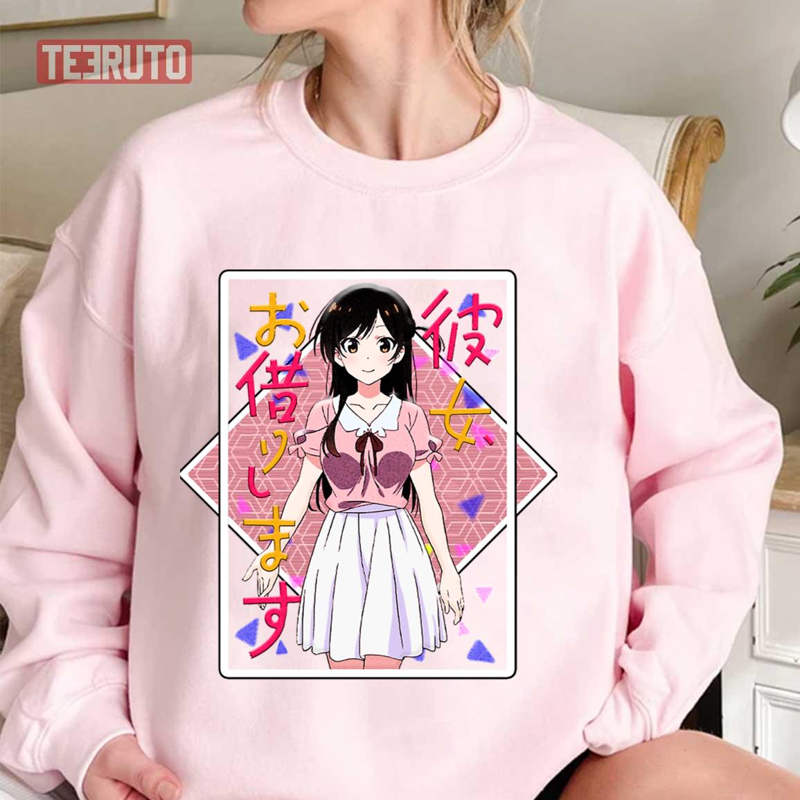Pinky Cute Girl Chizuru Ichinose Rent A Girlfriend Anime Unisex Sweatshirt