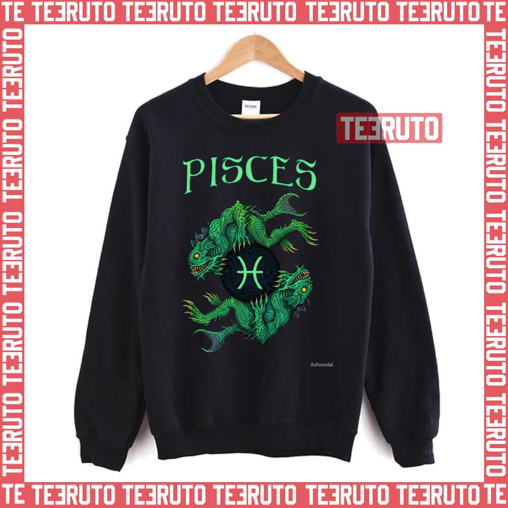 Pisces Azhmodai 2019 Zodiac Sign Unisex Sweatshirt