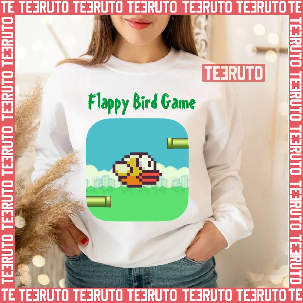 Pixel Art Flappy Bird Game Unisex Sweatshirt