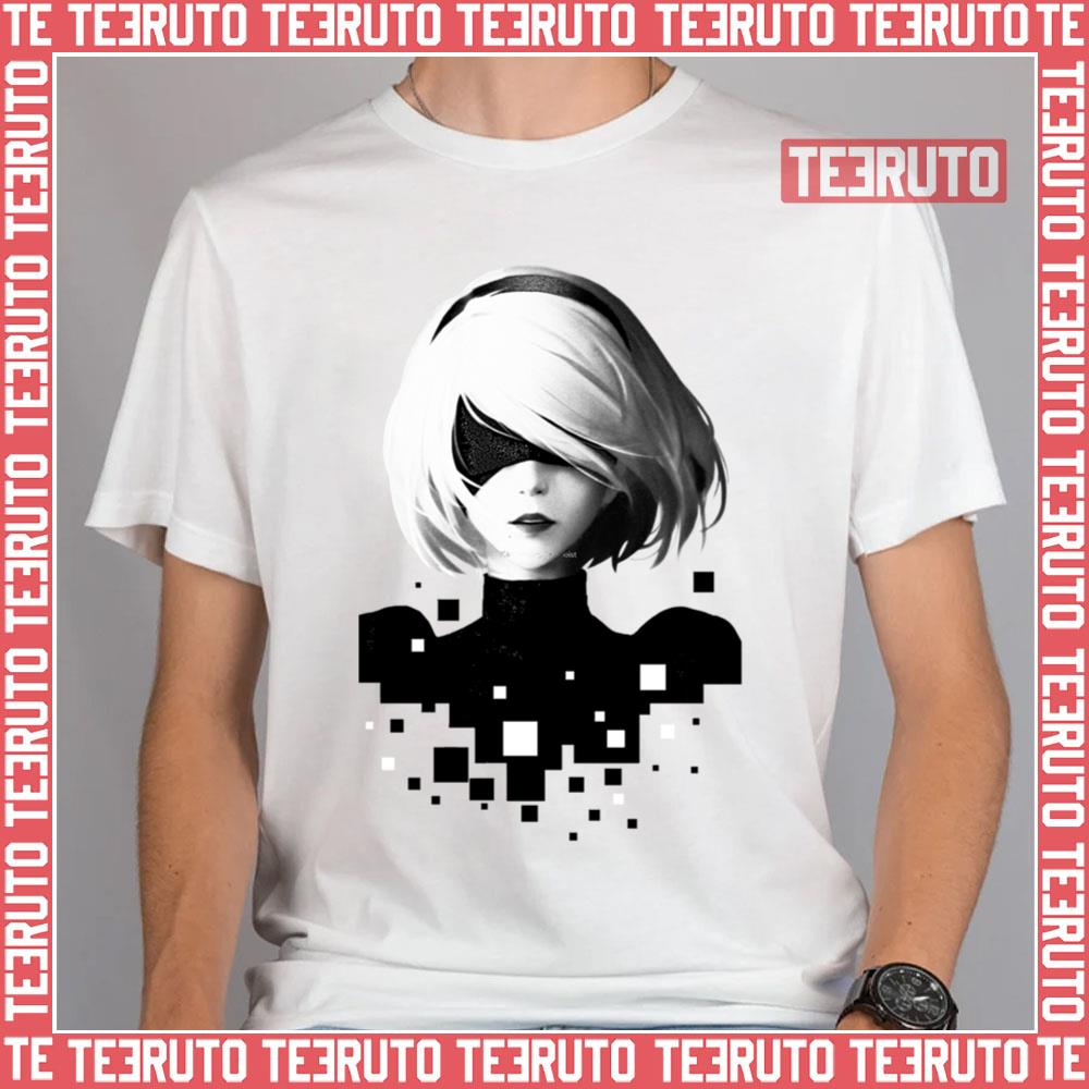 Pixels Nier Automata Unisex T-Shirt