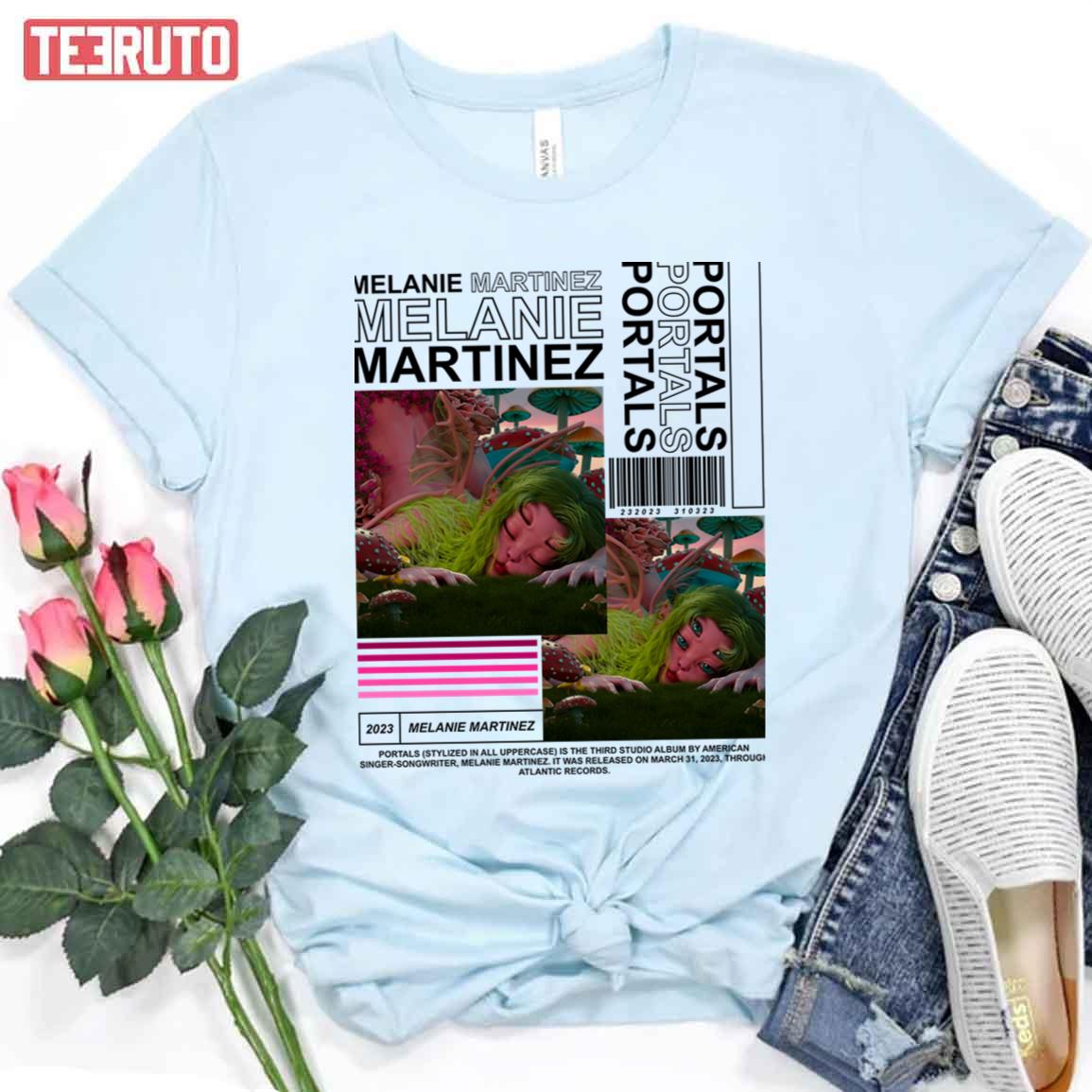 Portals Melanie Martinez Floral Baseball Jersey Shirt