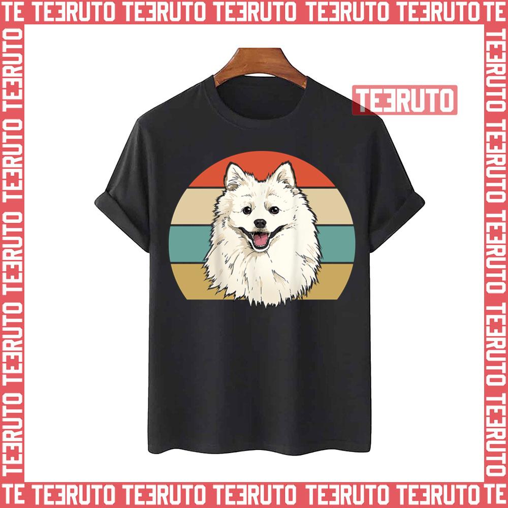 Retro American Eskimo Dog Unisex T-Shirt
