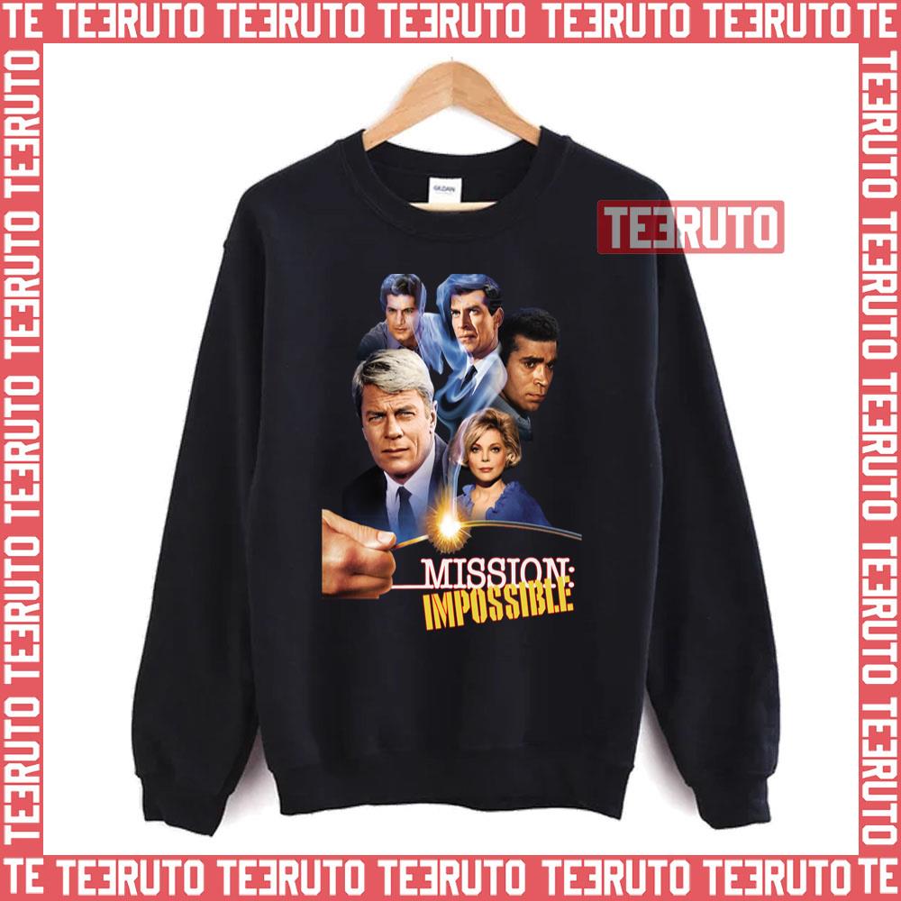 Retro Impossible Mission 60s Cast Tribute Unisex Sweatshirt