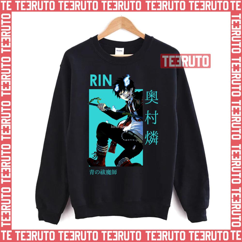 Rin Okumura Blue Exorcist Card Anime Unisex Sweatshirt