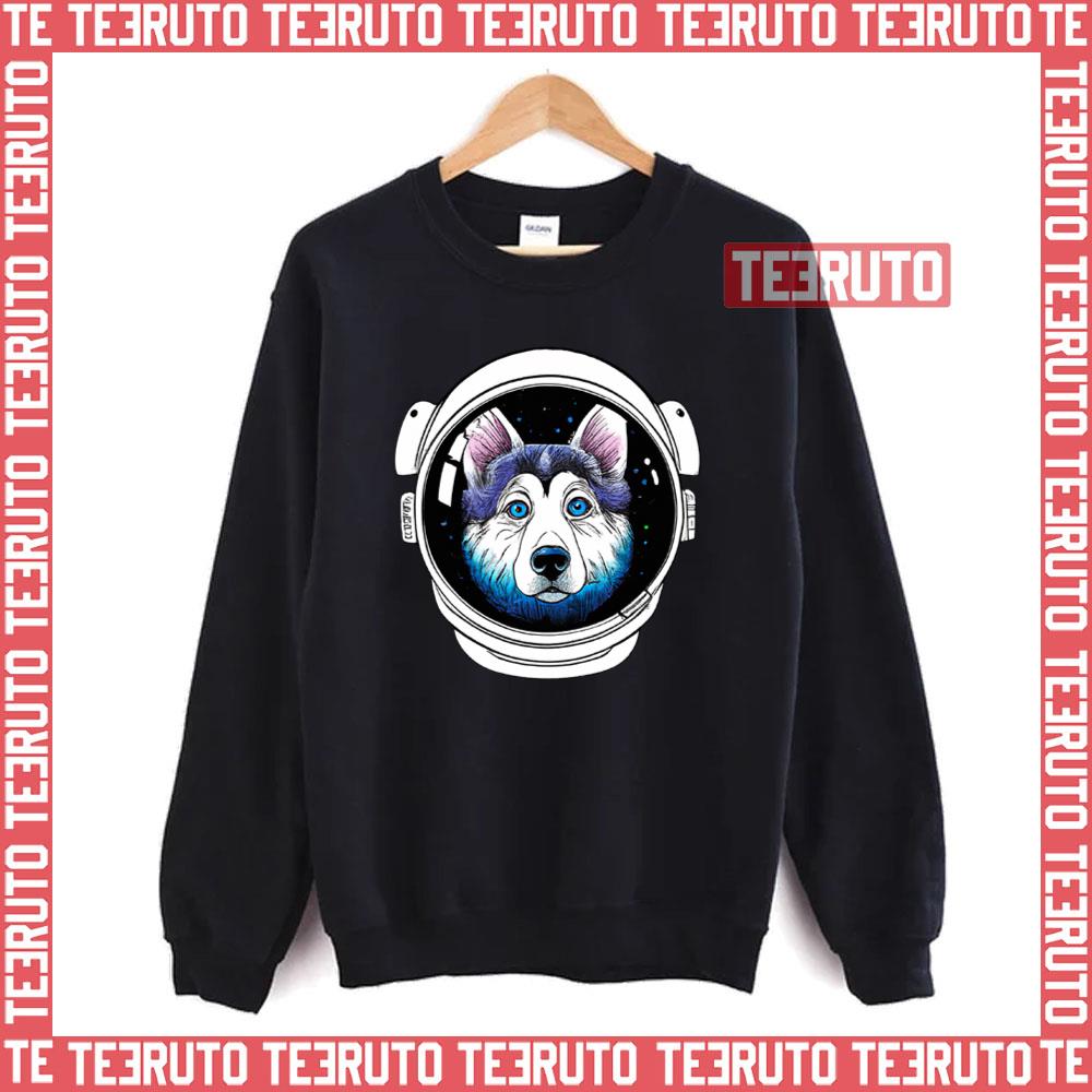Rover The Astrodog Husky Dog Unisex T-Shirt