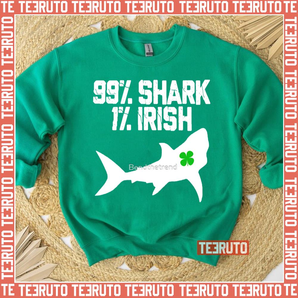 Shark Animal St Patrick’s Day Irish Shamrock Unisex Sweatshirt
