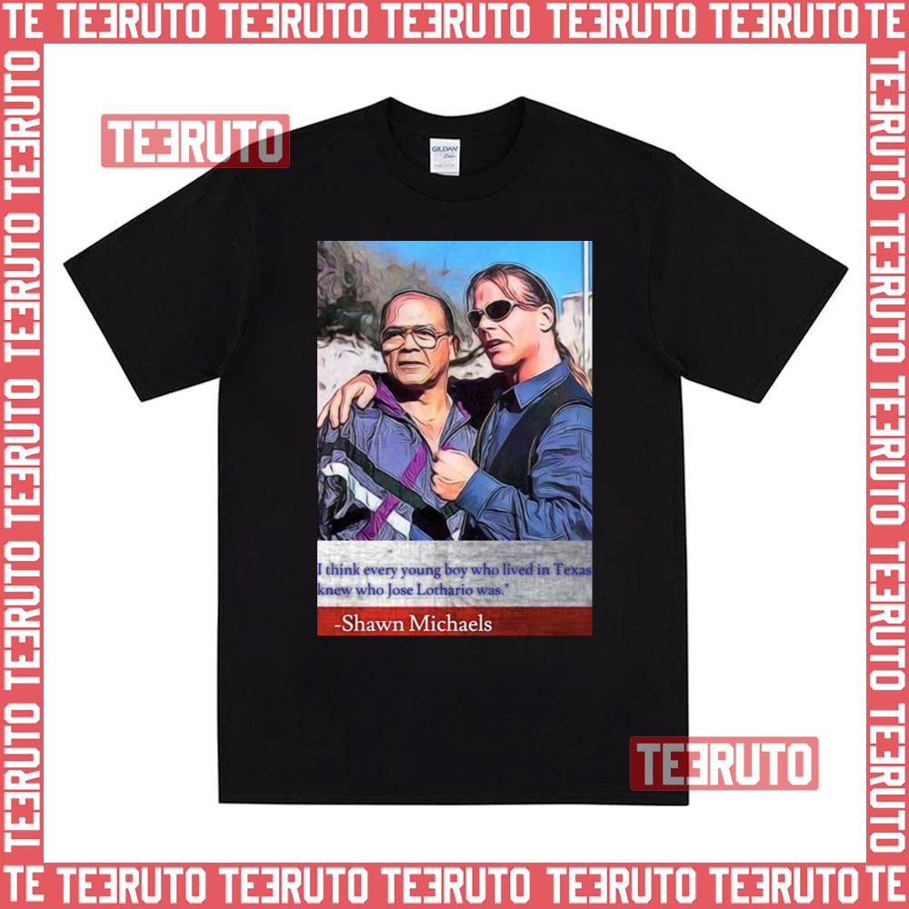 Shawn And Jose Shawn Michaels Pro Wrestlers Unisex T-Shirt