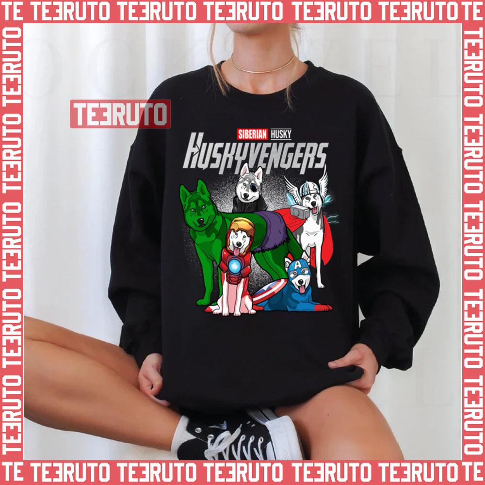 Siberian Husky Avengers Huskyvengers Dog Unisex Sweatshirt