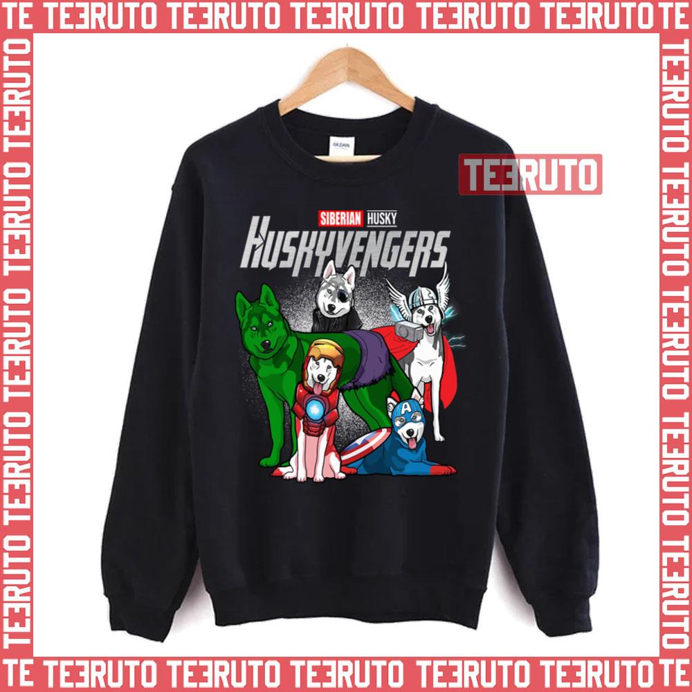 Siberian Husky Avengers Huskyvengers Dog Unisex Sweatshirt