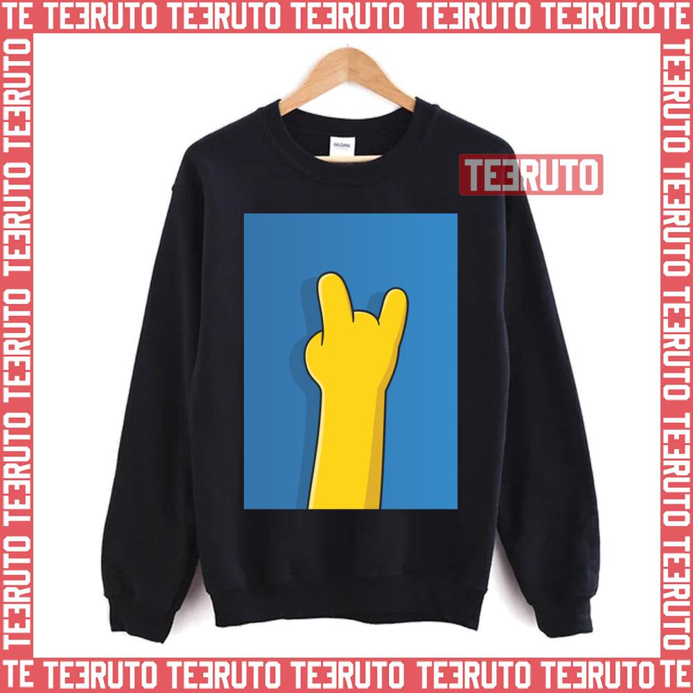 Simpson Rock Hand The Futurama Art Unisex T-Shirt