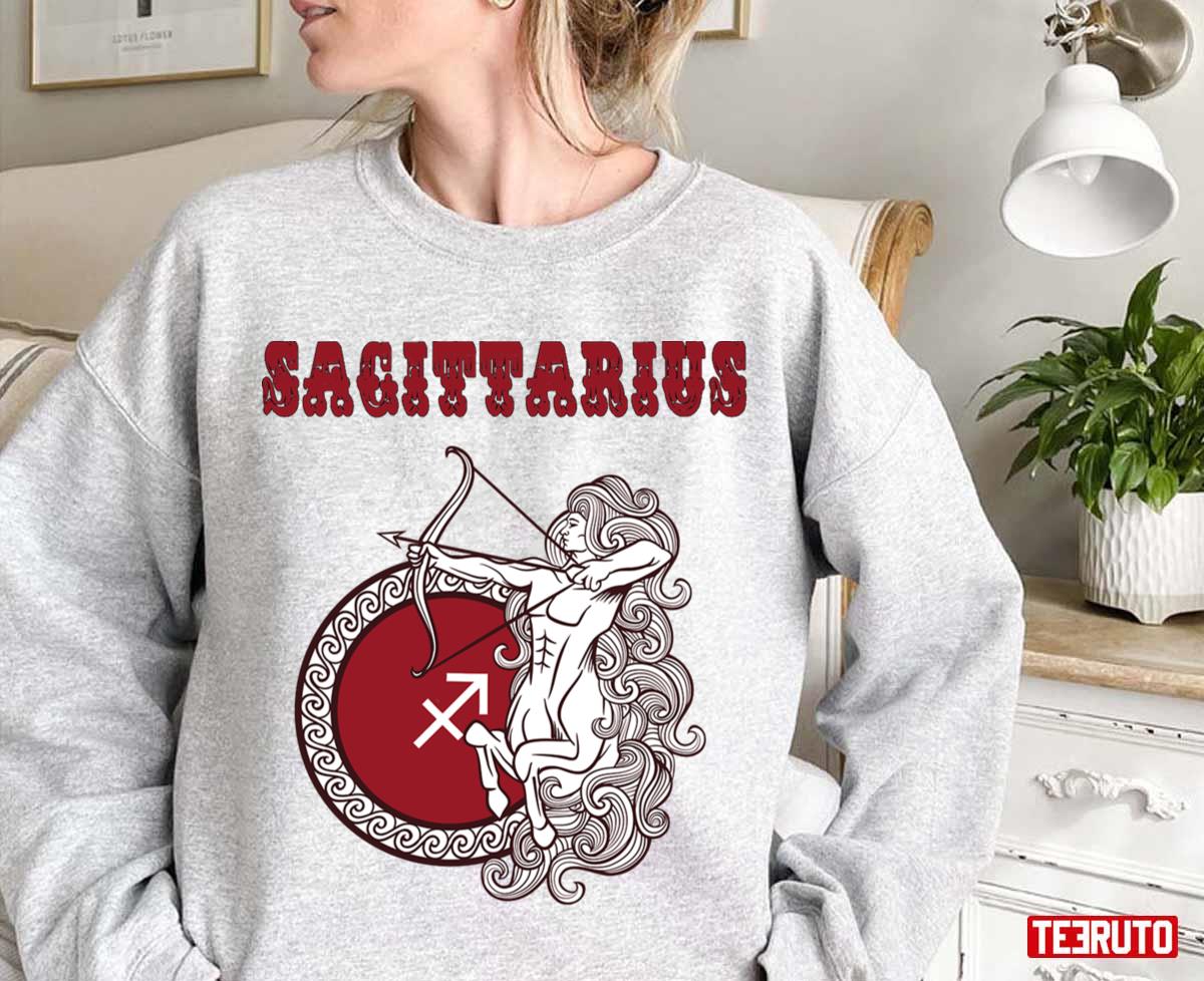Star Art Sagittarius Zodiac Sign Unisex Sweatshirt