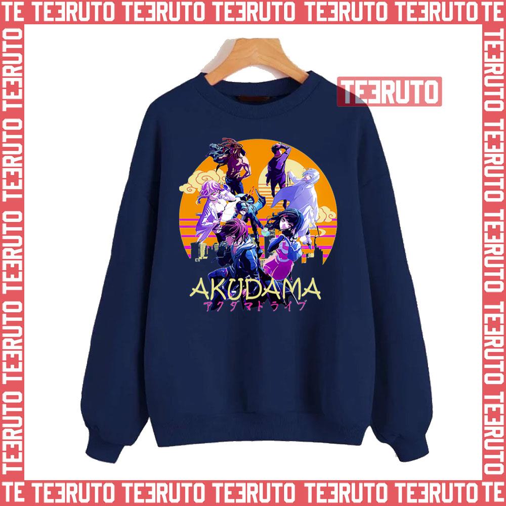 Sunset Design Akudama Drive Anime Unisex Sweatshirt