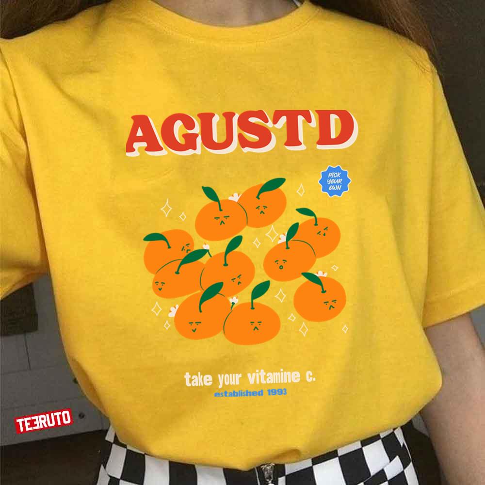 Take Your Vitamine C Suga Oranges BTS Agust D Unisex T-shirt