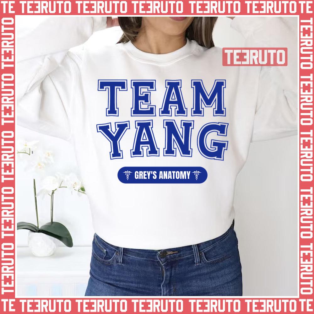 Team Yang Logo Grey's Anatomy Unisex Sweatshirt