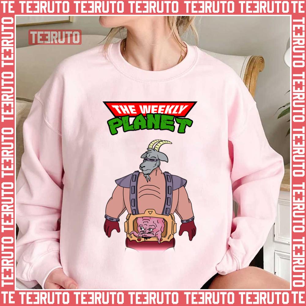 Teenage Mutant Ninja Goat Thing The Weekly Planet Unisex Sweatshirt