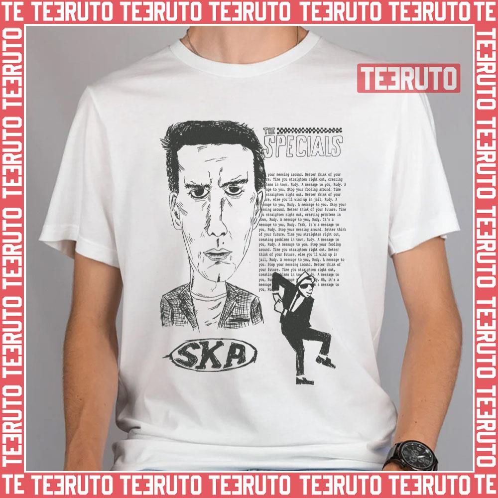 Terry Hall A Message To You Rudy Illustration Unisex T-Shirt