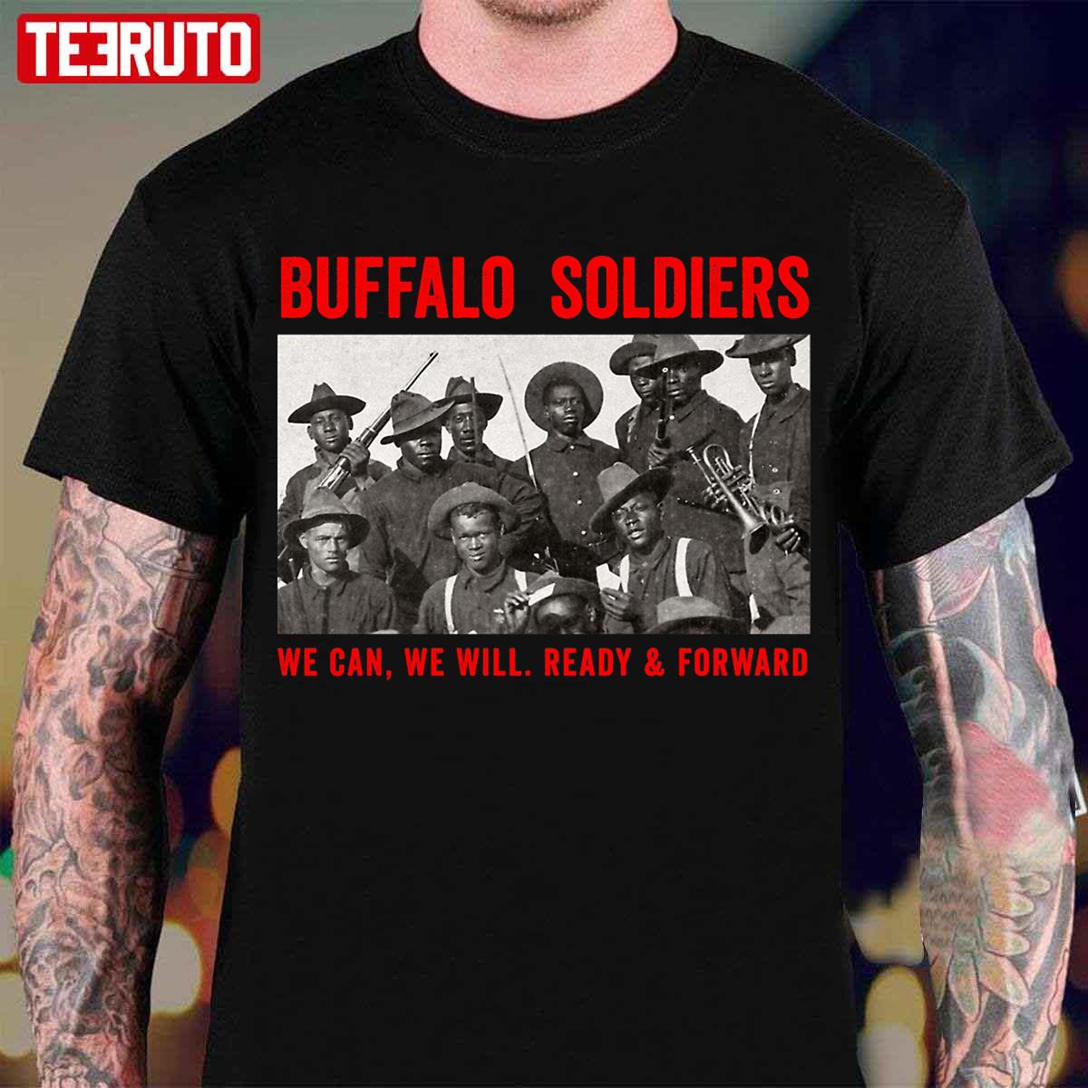 The Real Buffalo Soldiers 9th And 10th Cavalry Photograph Unisex T-Shirt