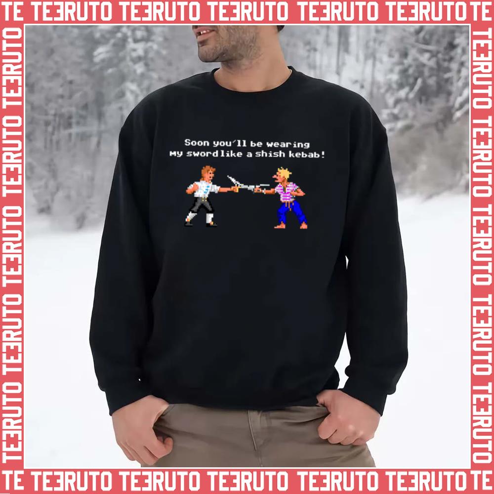 The Secret Of Monkey Island Pixels Design Unisex Sweatshirt