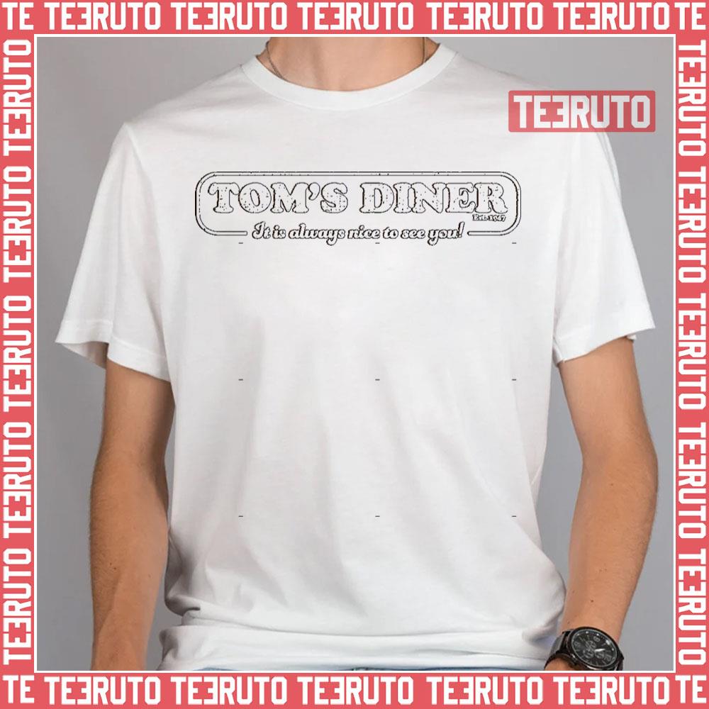 Toms Diner Logo Premium Suzanne Vega Unisex T-Shirt