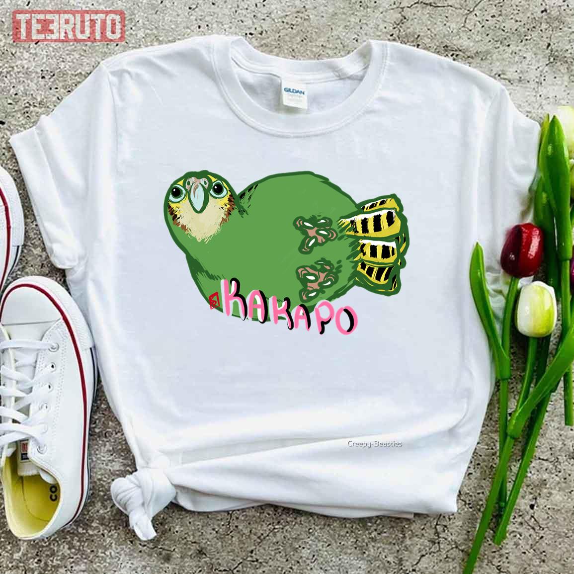 Too Fat To Stand Kakapo Unisex T-Shirt