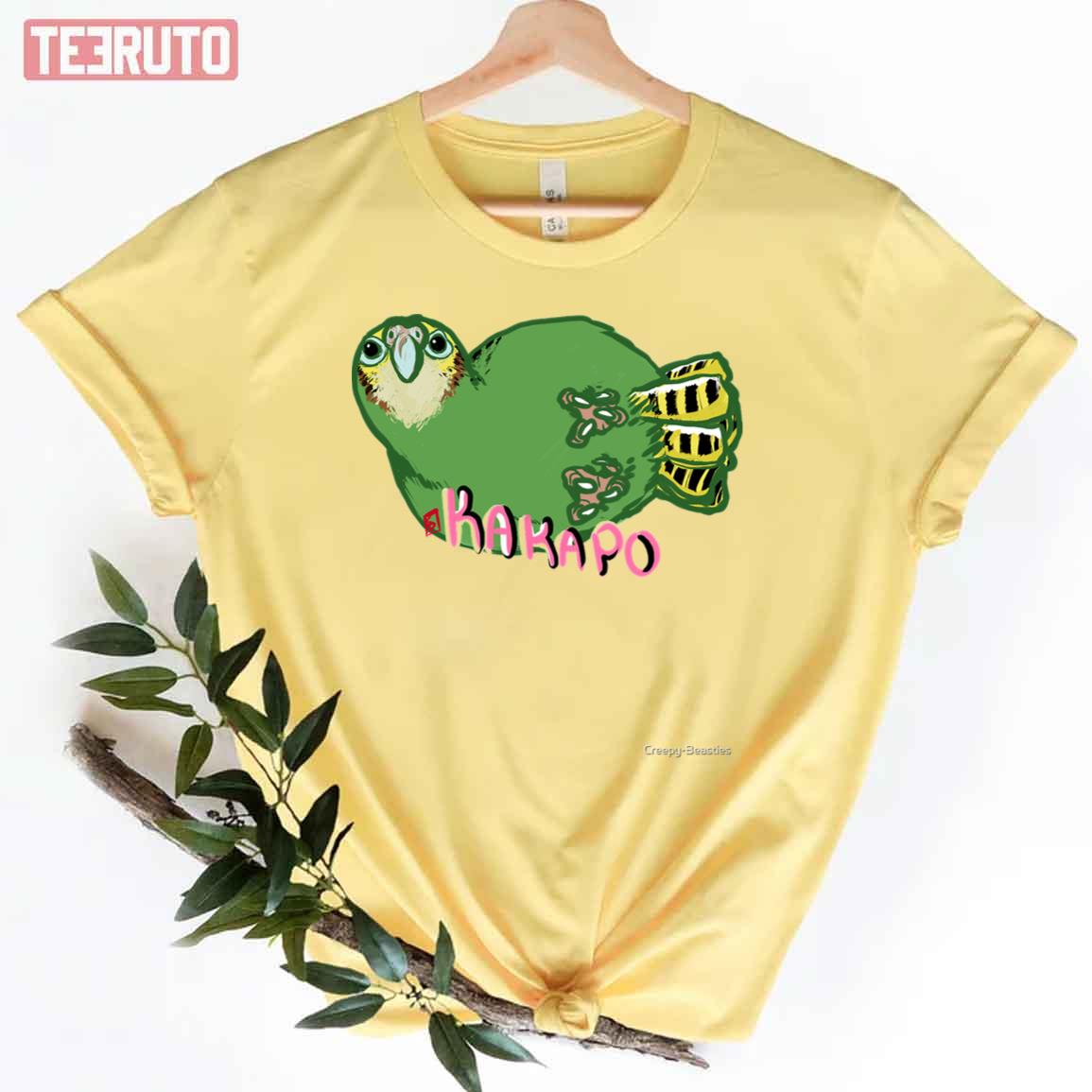 Too Fat To Stand Kakapo Unisex T-Shirt