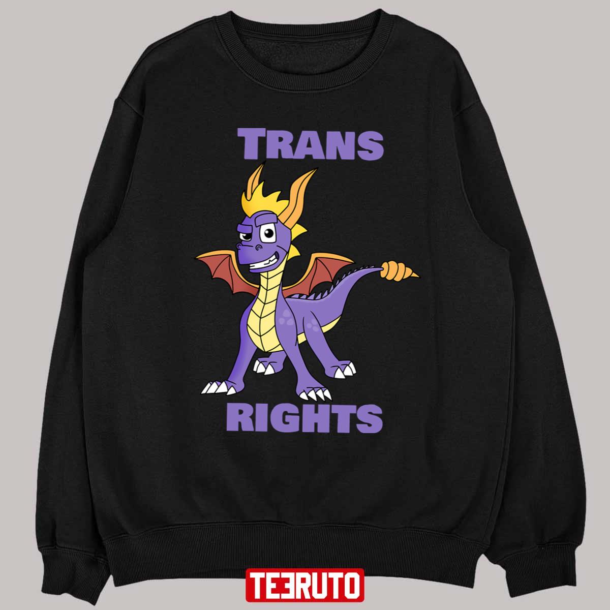 Trans Right Spyro The Dragon Unisex T-Shirt