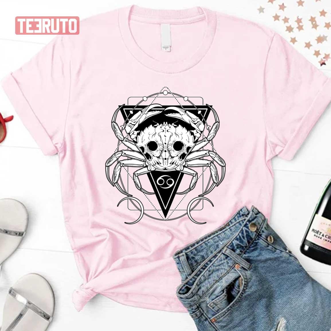 Triangle Design Zodiac Cancer Unisex Sweatshirt