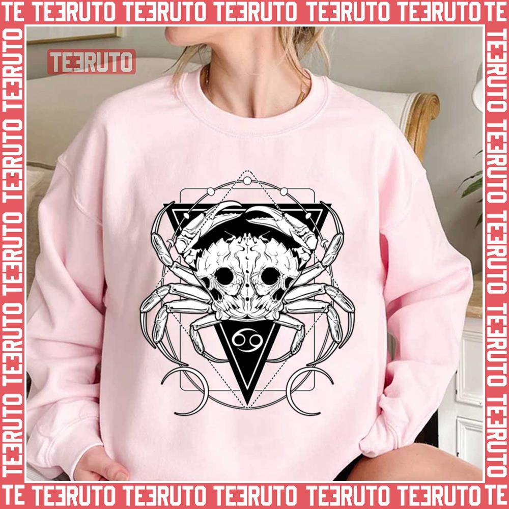 Triangle Design Zodiac Cancer Unisex Sweatshirt