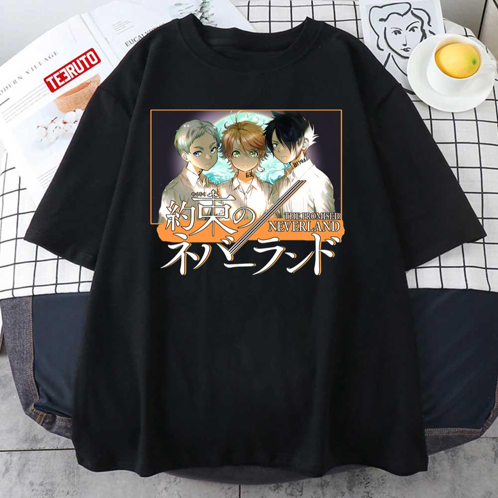 Trio The Promised Neverland Characters Classic Art Unisex T-shirt