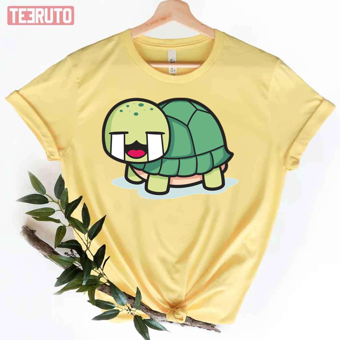 Turtle Emoji Crying Unisex T-Shirt