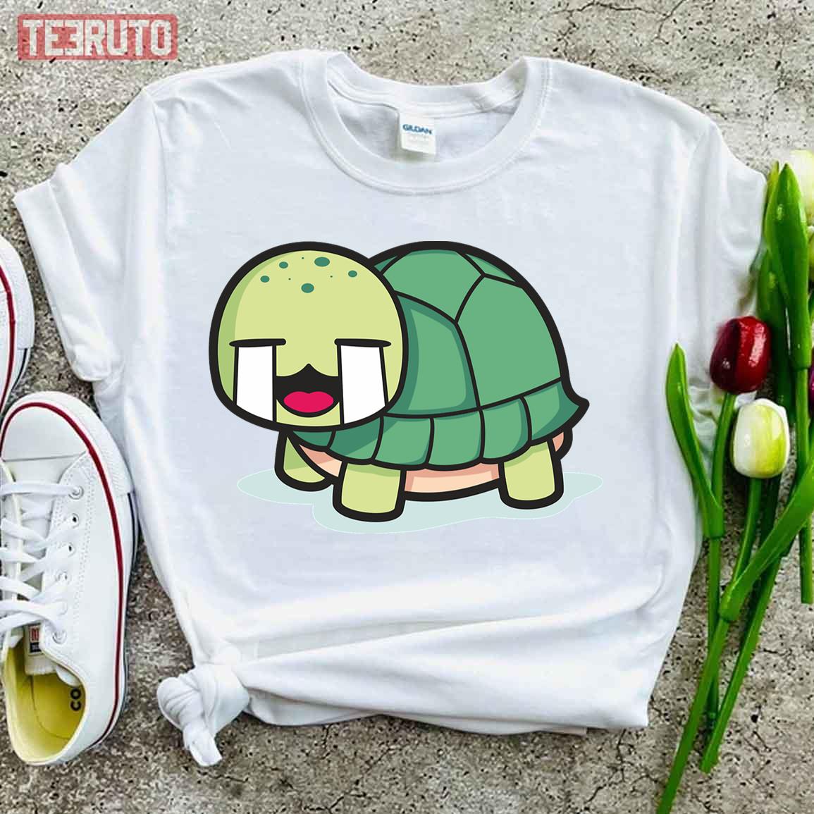 Turtle Emoji Crying Unisex T-Shirt