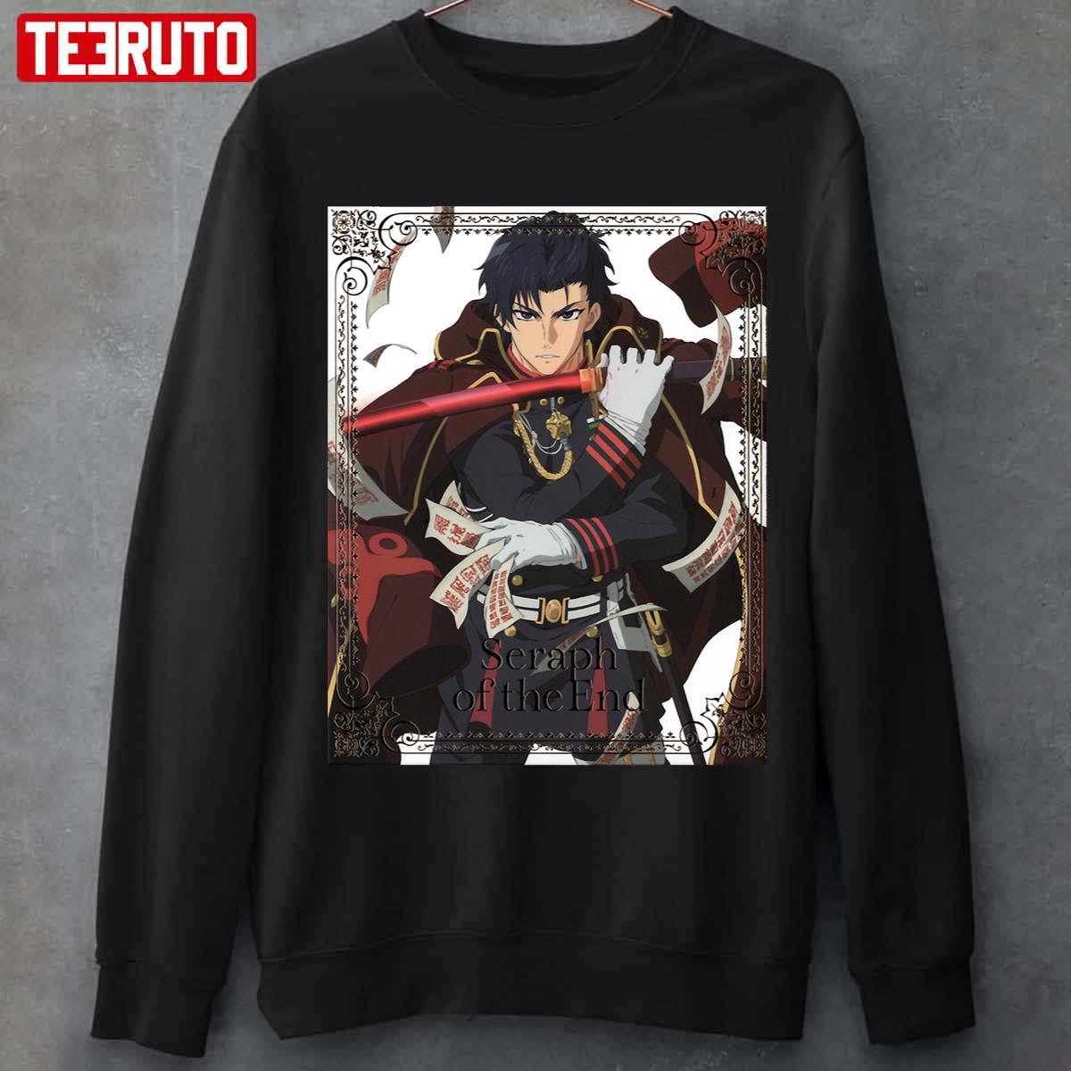 Vampire Guren Ichinose Seraph Of The End Anime Yuichiro Mikaela Art Unisex Sweatshirt