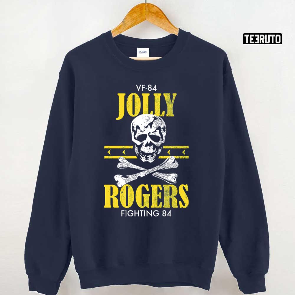 Vf 84 Jolly Rogers Distressed Unisex Sweatshirt