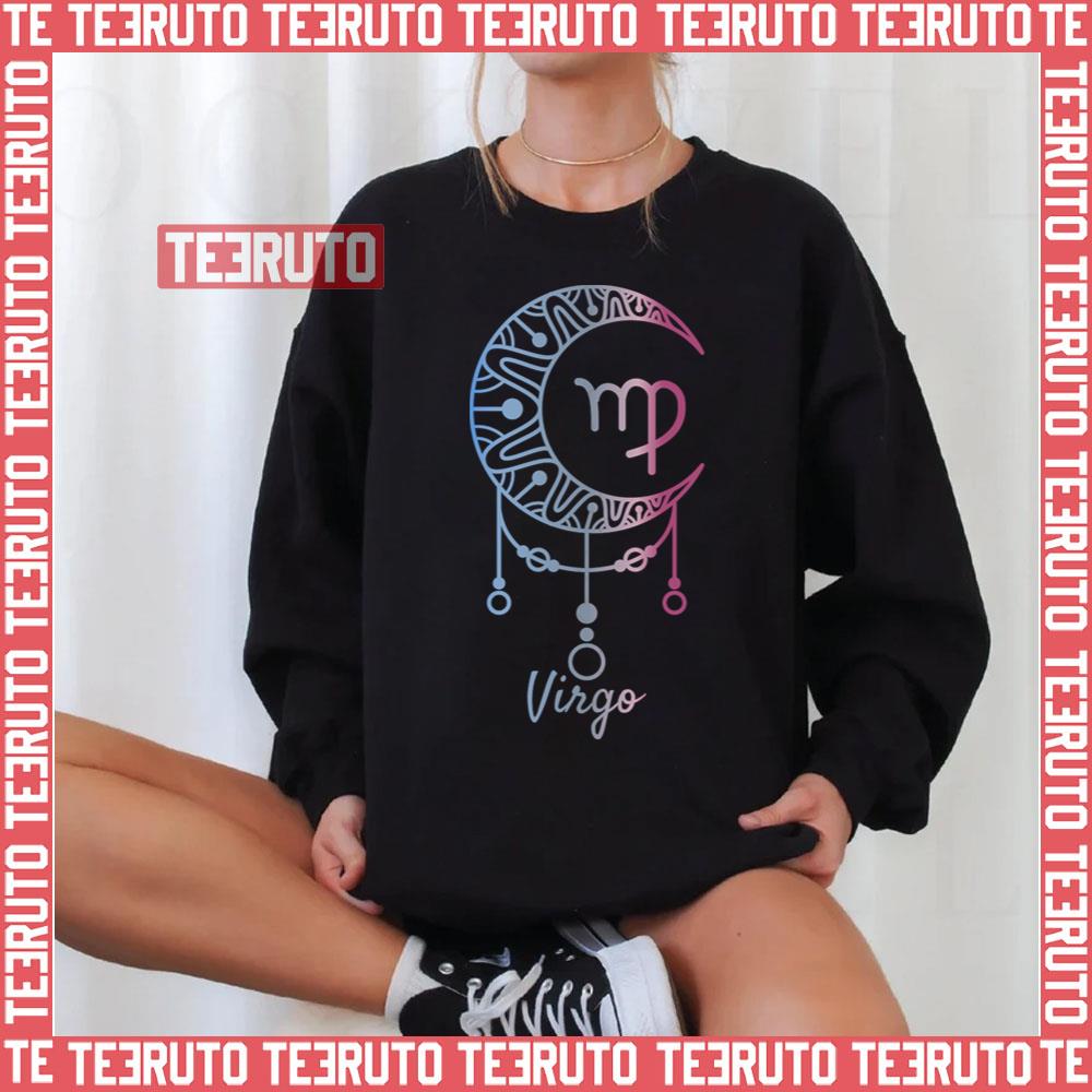 Virgo Boho Moon Virgo Zodiac Sign Unisex Sweatshirt