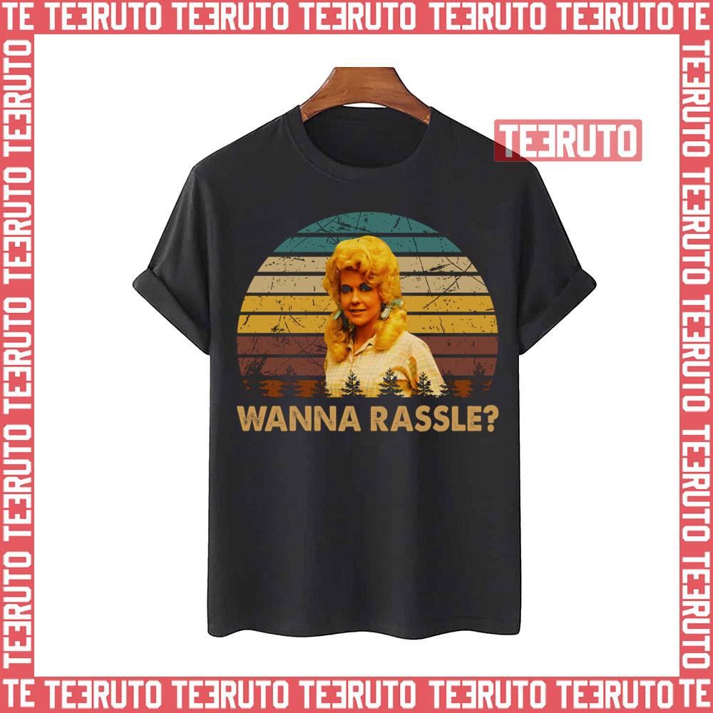 Wanna Rassle Elly May Clampett Character Unisex T-Shirt