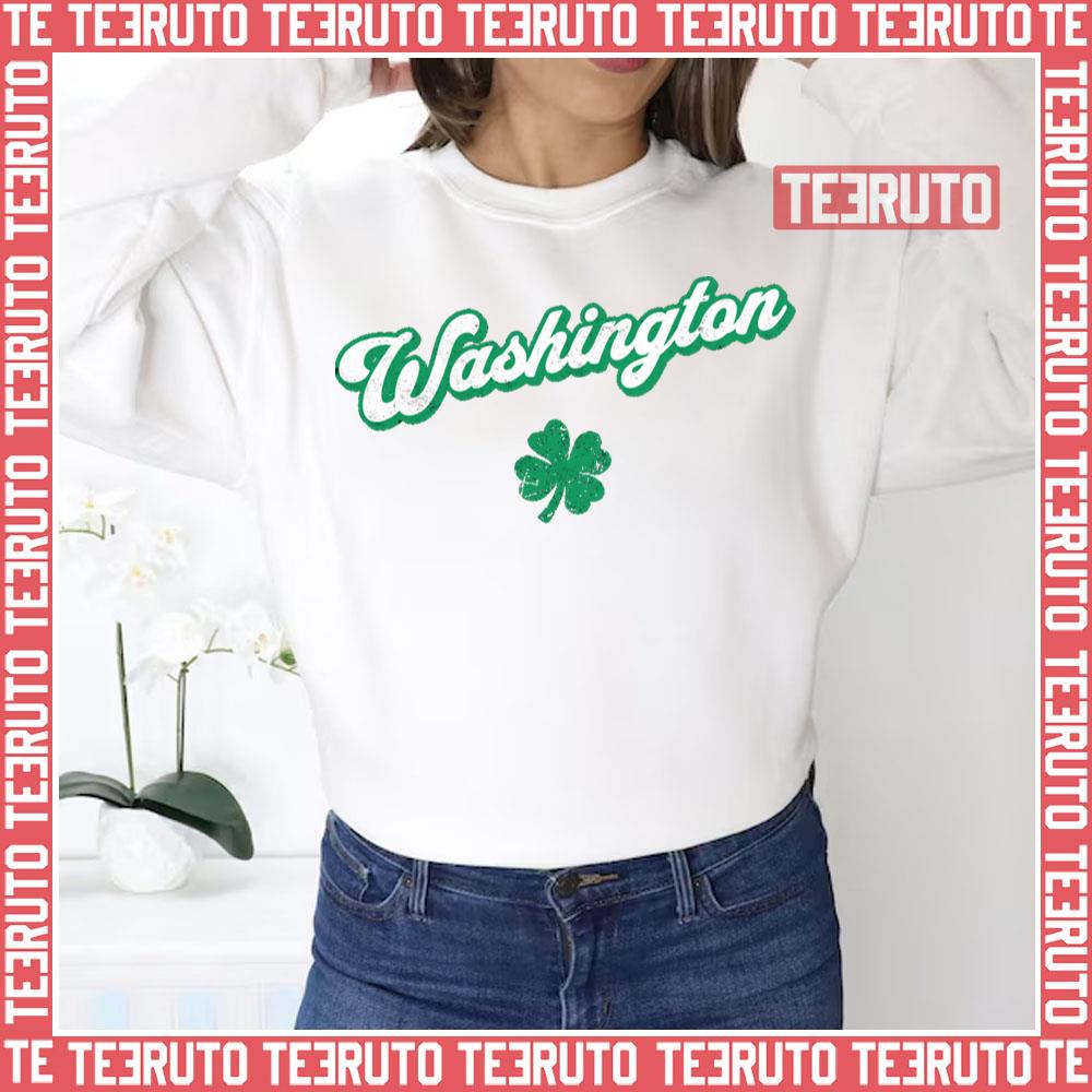Washington Shamrock St Patrick’s Day Unisex Sweatshirt