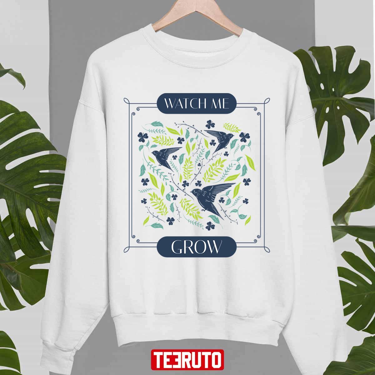 Watch Me Grow Vintage Botanicals Unisex Sweatshirt