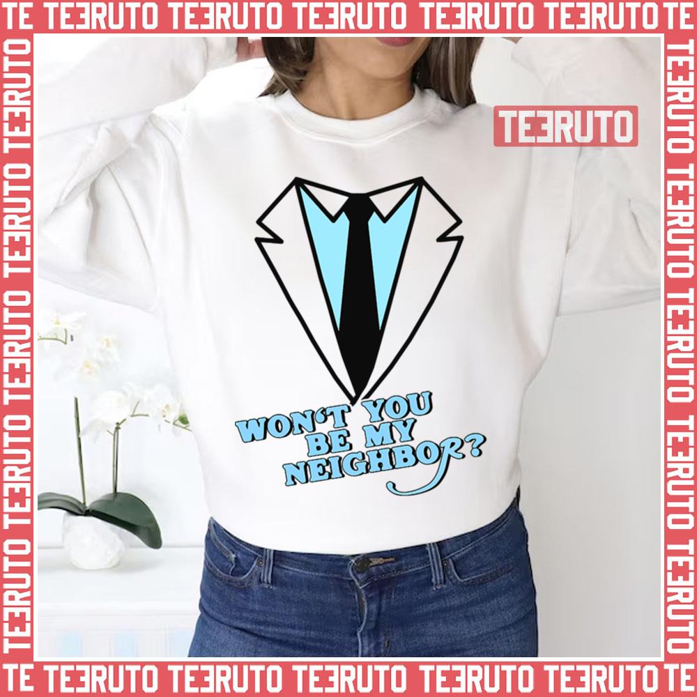 White Collar Mister Rogers’ Neighborhood Unisex Sweatshirt