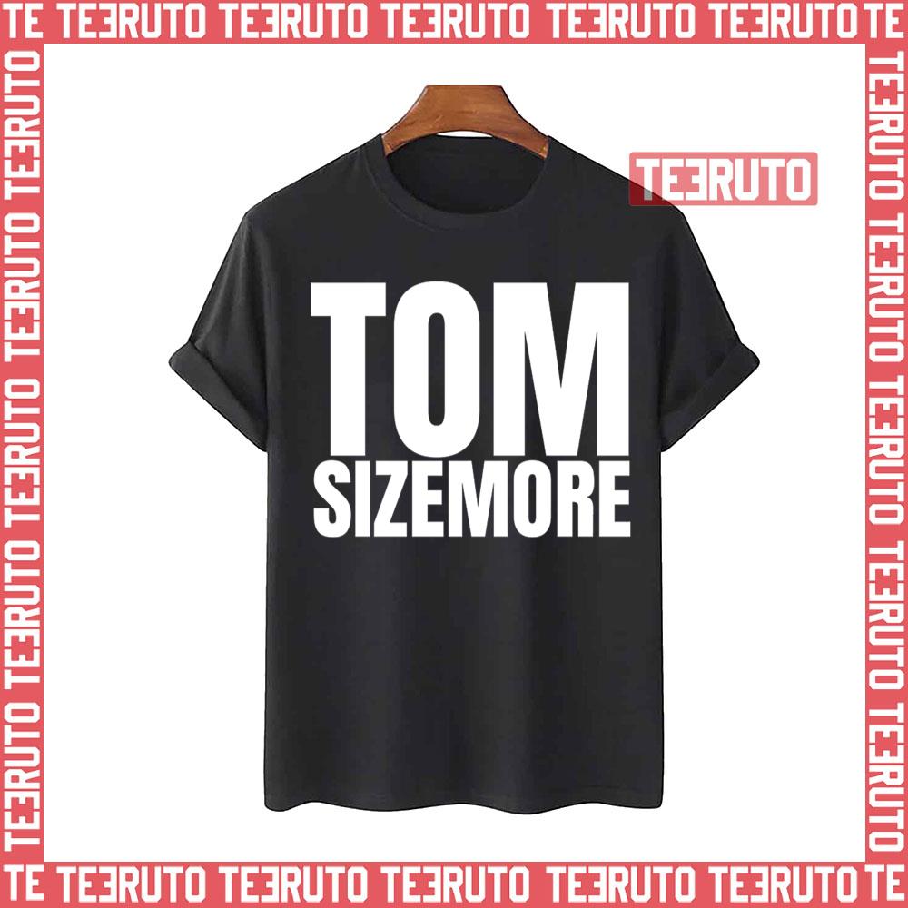 White Typographic Tom Sizemore Unisex T-Shirt