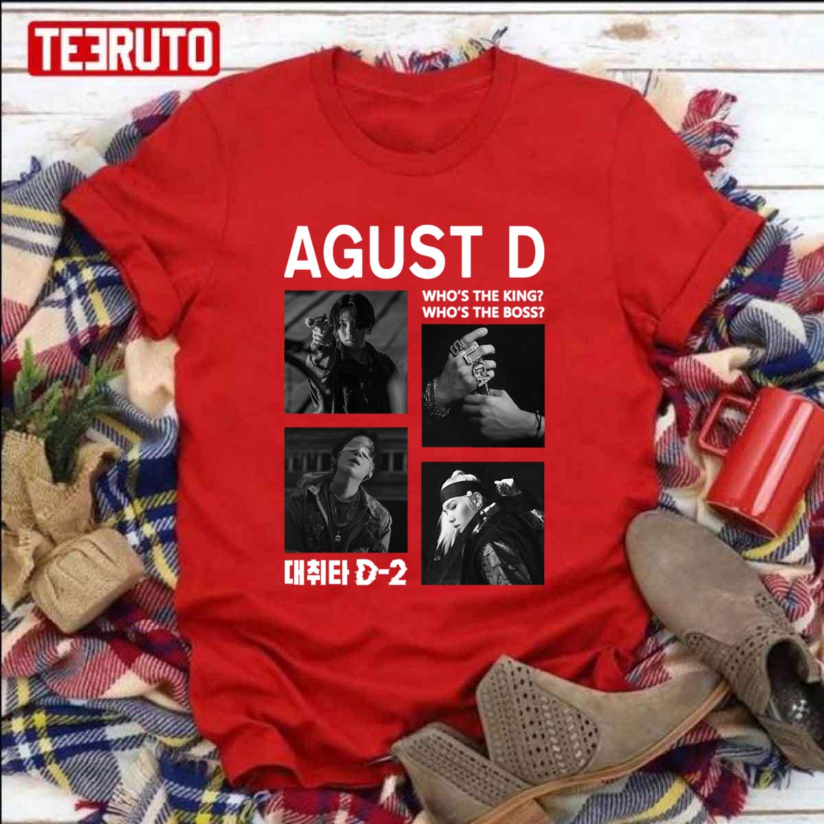 Who's The King Who's The Boss Agust D Tour Suga Bts Min Yoongi Unisex T-shirt