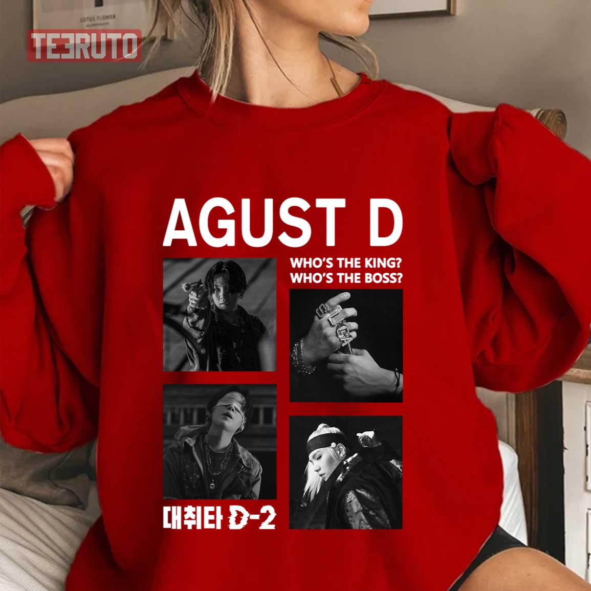 Who's The King Who's The Boss Agust D Tour Suga Bts Min Yoongi Unisex T-shirt