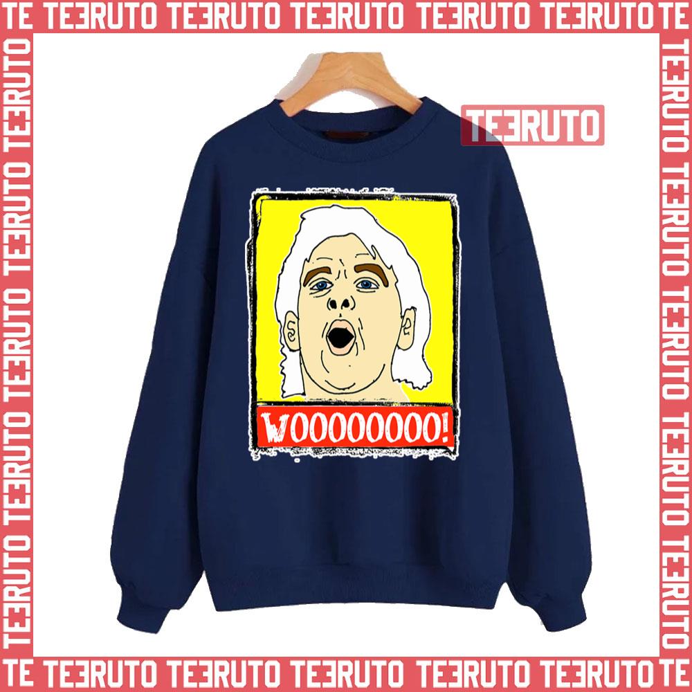 Wrestling Fanart Ric Flair Wooooo Unisex Sweatshirt