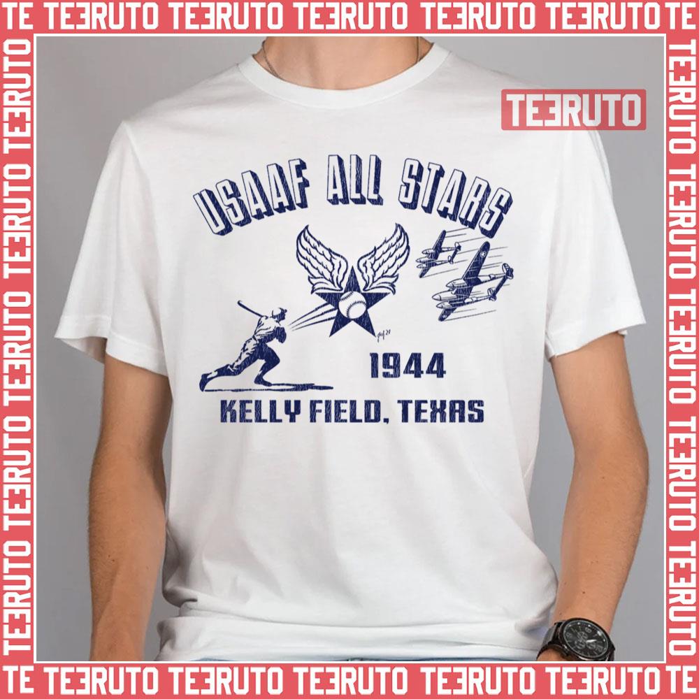 Wwii Usaaf All Stars Baseball 1944 Texas Souvenir Unisex T-Shirt