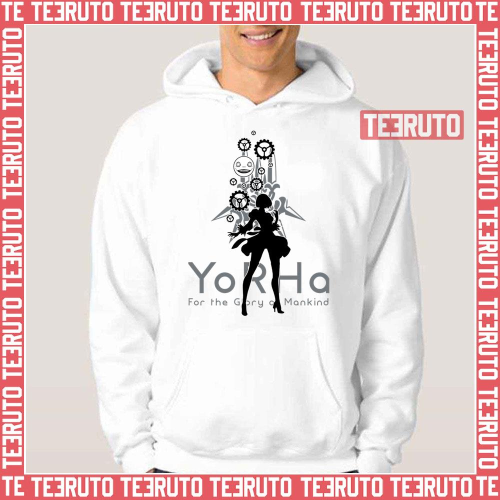 Yorha Black And White Nier Automata Unisex T-Shirt
